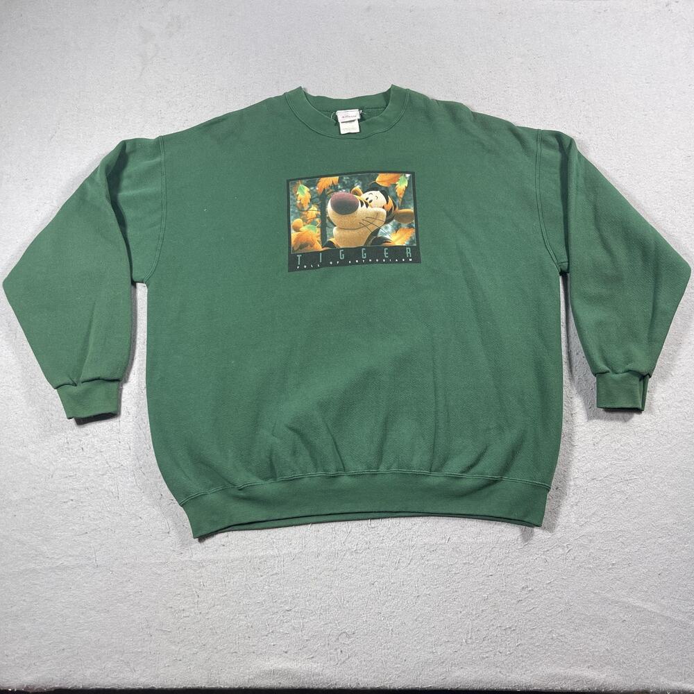 Vintage Disney Tigger‎ Sweatshirt Mens 2XL Crewneck Winnie the Pooh 90s Pullover